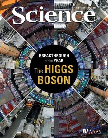 Science Higgs Breakthrough of the year