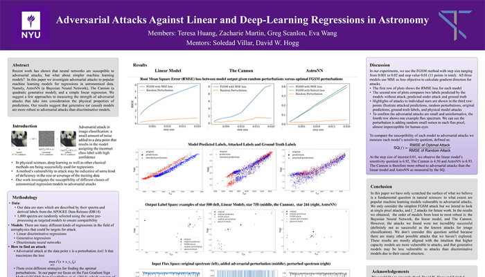 Deep-Learning Regressions in Astronomy poster