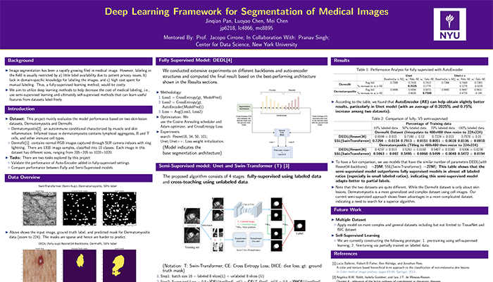 Deep Learning Framework for Segmentation of Medical Images poster