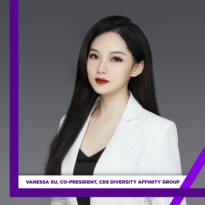 Vanessa Xu, Co-President of CDS Women in Data Science (WiDS)