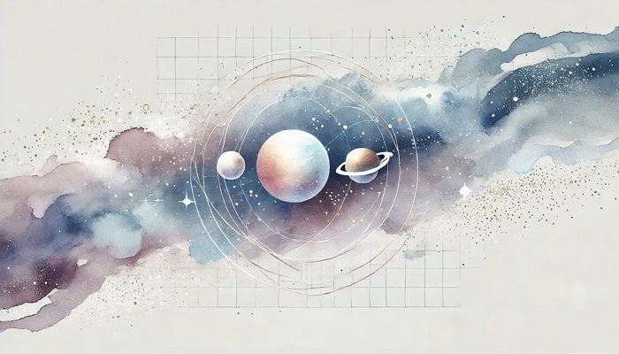 illustration of planets